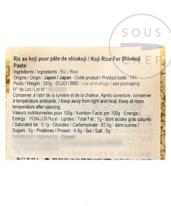 Japanese Ingredients Koji Rice For Shiokoji 300g