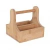 Viejovalle Bamboo Condiment Caddy With Handle Tableware