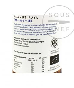 White Mausu Organic Peanut Rayu 240g