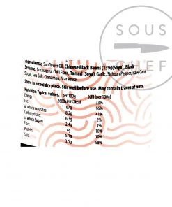 White Mausu Black Bean Rayu 240g Ingredients