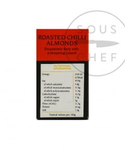 Zaytoun Roasted Chilli Almonds 140g Ingredients