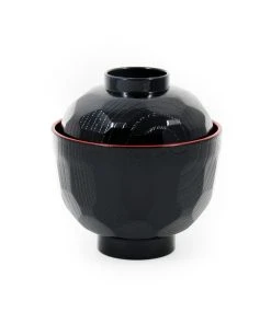 Kiji Stoneware & Ceramics Hexagon Design Miso Soup Bowl Tableware