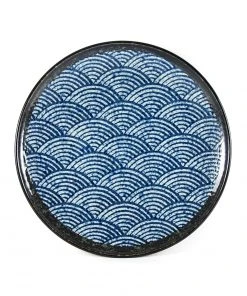 Kiji Stoneware & Ceramics Blue Wave Dinner Plate 29cm Tableware