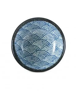 Kiji Stoneware & Ceramics Tableware Blue Wave Noodle Bowl