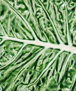 Bordallo Pinheiro Tableware Cabbage Leaf Oval Platter