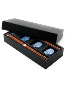 Kiji Stoneware & Ceramics Japanese Chopstick & Rest Set - Blue