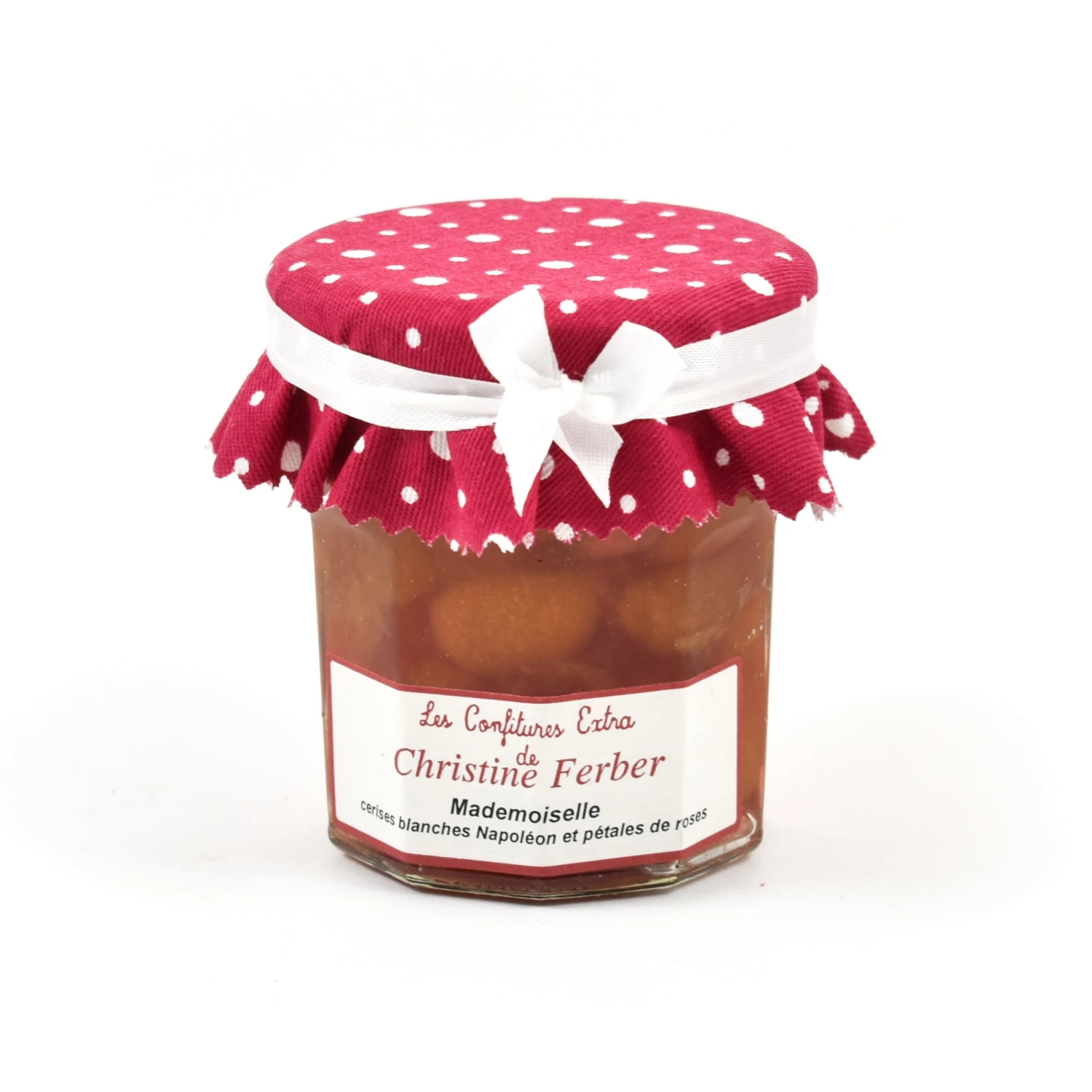 Christine Ferber"Mademoiselle" White Cherry & Rose Petal Jam 220g 3 Christine Ferber"Mademoiselle" White Cherry & Rose Petal Jam 220g