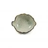 Kiji Stoneware & Ceramics Cream & Pale Green Leaf Dish