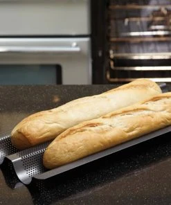 Kitchencraft Crusty Bake Non-Stick Baguette Tray Cookware