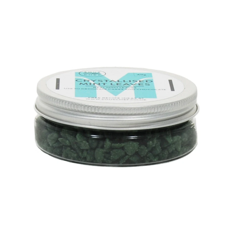 Sous Chef Ingredients Crystallised Mint Leaf Pieces 30g 5 Sous Chef Ingredients Crystallised Mint Leaf Pieces 30g