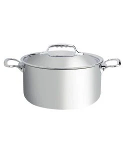 De Buyer Affinity Stainless Steel Casserole Pan With Lid