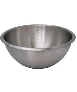 De Buyer Hemisphere Mixing Bowl With Silicone Base 30cm Cookware