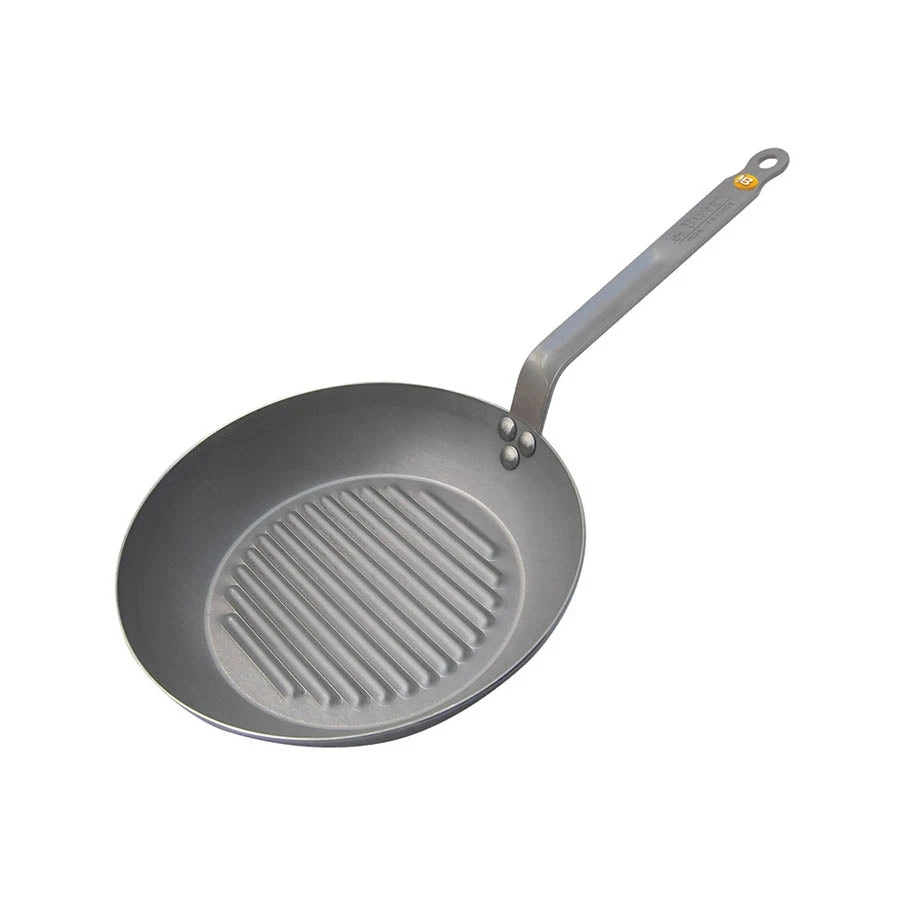Cookware De Buyer Mineral B Griddle Pan 26cm 3 Cookware De Buyer Mineral B Griddle Pan 26cm