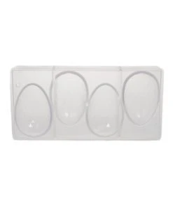 Deco Relief Diamond Pattern Polycarbonate Easter Egg Mould Cookware