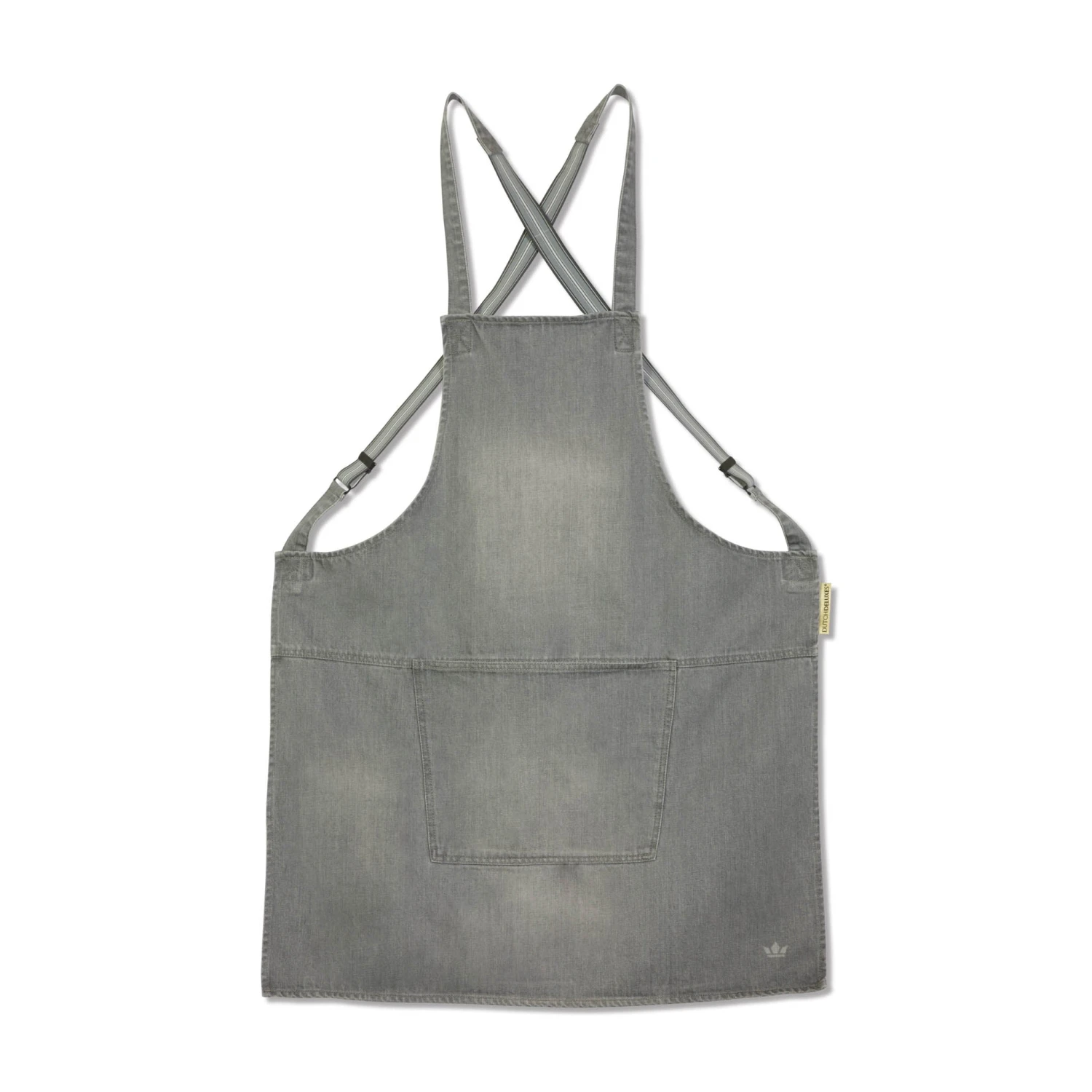 Cookware Dutchdeluxes Denim Suspender Apron In Grey 3 Cookware Dutchdeluxes Denim Suspender Apron In Grey