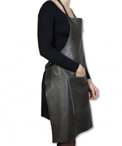 Cookware Dutchdeluxes Leather BBQ Apron In Vintage Grey 9 Cookware Dutchdeluxes Leather BBQ Apron In Vintage Grey