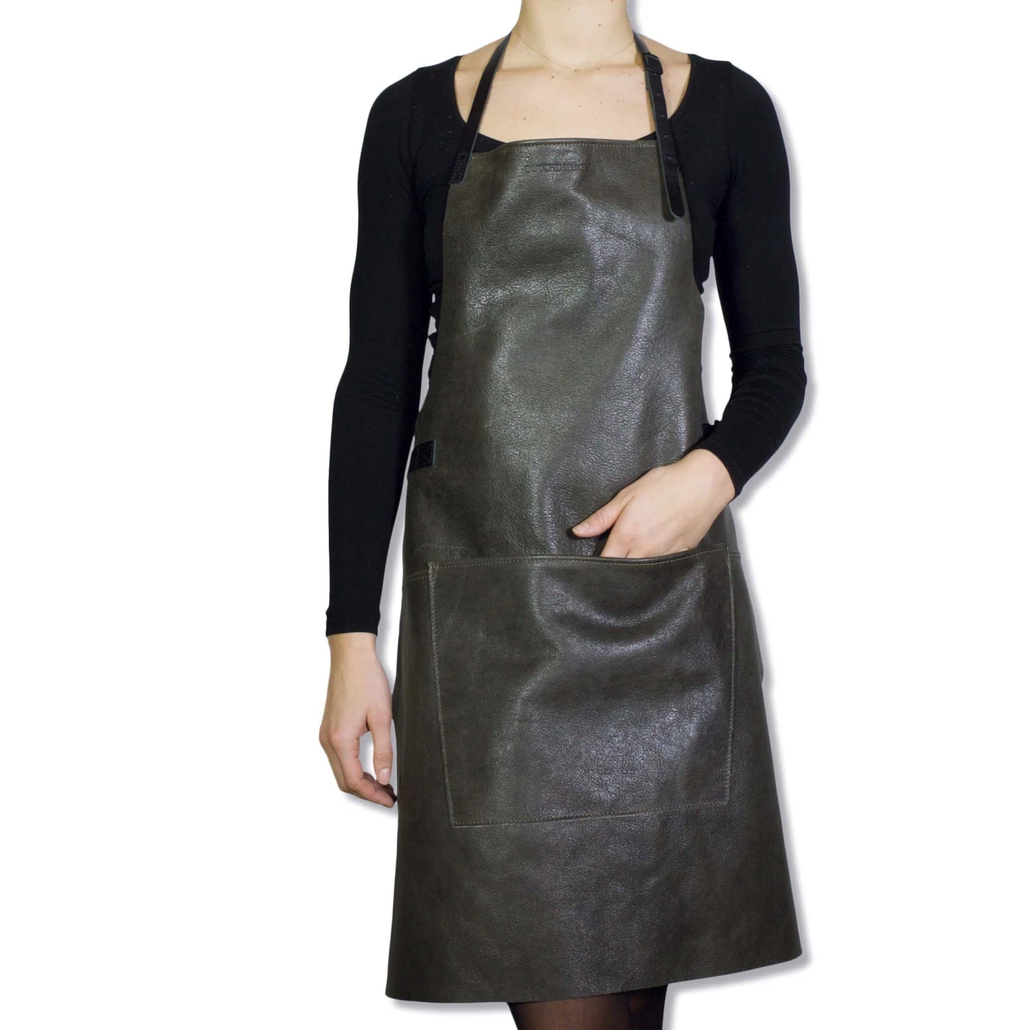 Cookware Dutchdeluxes Leather BBQ Apron In Vintage Grey 6 Cookware Dutchdeluxes Leather BBQ Apron In Vintage Grey