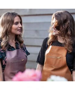 Dutchdeluxes Leather Zipper Apron In Classic Brown Cookware 14 Dutchdeluxes Leather Zipper Apron In Classic Brown Cookware