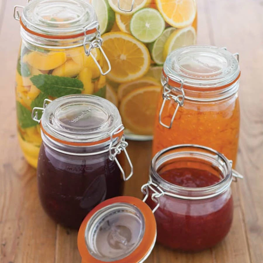 Kitchencraft Glass Preserving Jar 1000ml Cookware 4 Kitchencraft Glass Preserving Jar 1000ml Cookware