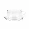 Trendglas Glass Teacup & Saucer 400ml