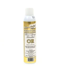 Deco Relief Ingredients Edible Gold Spray 300ml