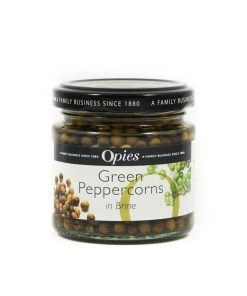 Opies Green Peppercorns In Brine 115g Ingredients