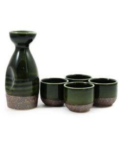 Kiji Stoneware & Ceramics Shinrin Sake Set Tableware