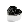 Eddingtons Heart Pastry Cutters Set Set Of 8