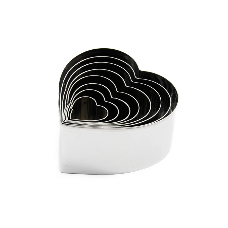 Eddingtons Heart Pastry Cutters Set Set Of 8 3 Eddingtons Heart Pastry Cutters Set Set Of 8