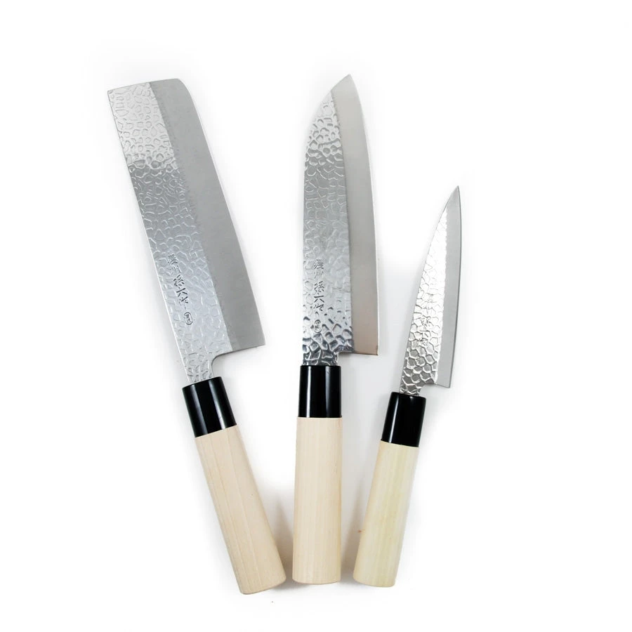 JKC Japanese Chef Knives Japanese Knife Trio 4 JKC Japanese Chef Knives Japanese Knife Trio