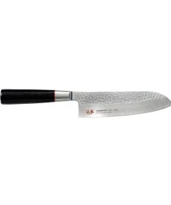 Suncraft Senzo 33 Layer Santoku Knife 165mm Japanese Chef Knives