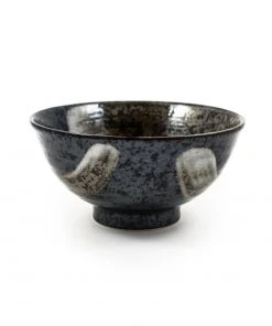 Kiji Stoneware & Ceramics Karasuba-Iro Large Rice Bowl