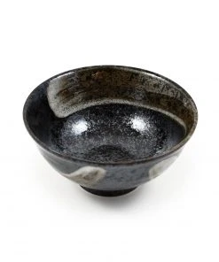 Kiji Stoneware & Ceramics Karasuba-Iro Large Rice Bowl
