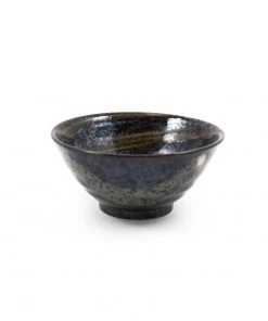 Kiji Stoneware & Ceramics Karasuba-Iro Medium Rice Bowl Tableware