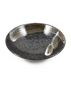 Kiji Stoneware & Ceramics Karasuba-Iro Shallow Bowl 25cm