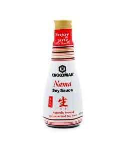 Kikkoman Nama Soy Sauce - Raw Unpasteurised 200ml Ingredients