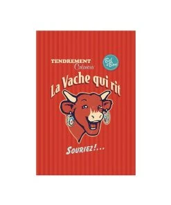 Coucke French Tea Towel - La Vache Qui Rit