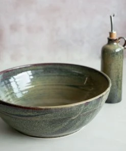 Ceramica Nicola Lagoa Large Handmade Salad Bowl Tableware
