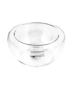 Portuguese Tableware Large Double-Walled Glass Bowl X 3 260ml Tableware
