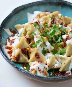 Kiji Stoneware & Ceramics Turquoise Large Round Dish 21.5cm Dia X 4cm High