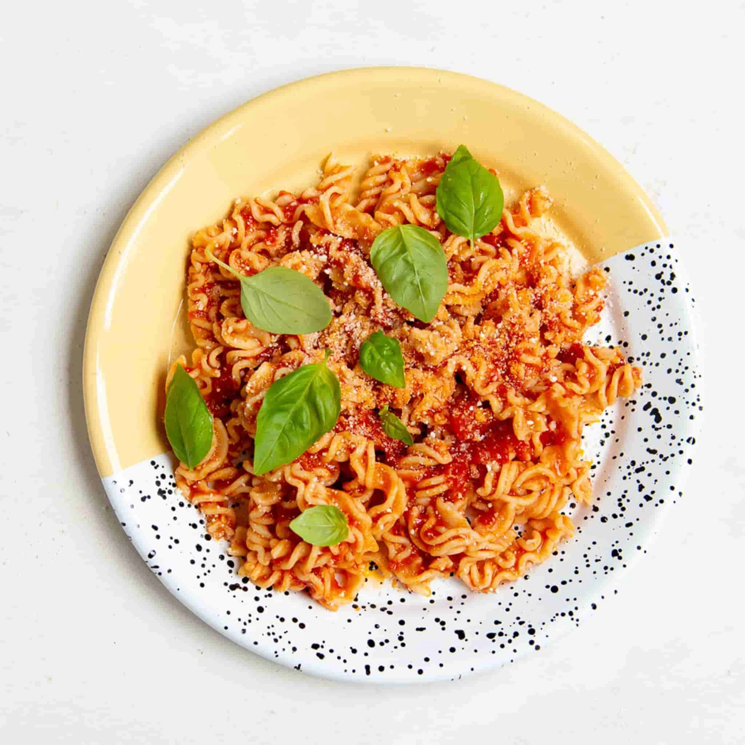 Kapka Colour Pop Enamel Plate Yellow 6 Kapka Colour Pop Enamel Plate Yellow