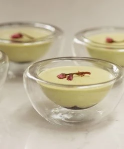 Portuguese Tableware Small Double Wall Glass Bowl X 6 120ml Tableware