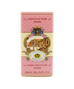 Ingredients Mazet De Montargis Dark Chocolate With Almond 100g