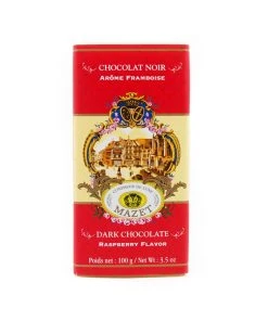 Mazet De Montargis Dark Chocolate With Raspberry 100g Ingredients