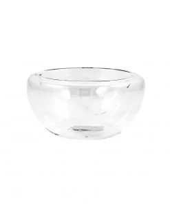 Portuguese Tableware Medium Double-Walled Glass Bowl X 3 170ml