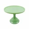 Mosser Glass Jade Milk Glass Cake Stand