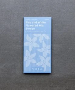 Piccolo White And Blue Mixed Borage Edible Flower Seeds Ingredients
