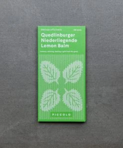 Piccolo Lemon Balm Seeds Ingredients 7 Piccolo Lemon Balm Seeds Ingredients