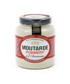 Ingredients Pommery Espelette Pepper Mustard 100g