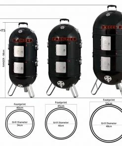 Cookware ProQ Frontier Elite 3in1 BBQ Smoker